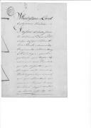 Cartas com o pedido do coronel Jorge d'Avilez Zuzarte do Regimento de Voluntários de Portalegre, à Junta Provisional de Portalegre de uma certidão do que consta nos livros das actas.     