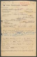 Manuel Alexandre - Soldado nº61- Regimento de Infantaria nº22