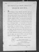 Ordem do dia do Quartel General de São José de Ribamar, para que os presos por crimes de natureza militar sejam remetidos com brevidade aos seus respectivos corpos, onde sejam julgados.