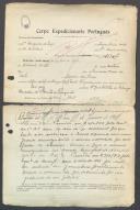 José da Mota - Soldado - Regimento de Infantaria nº13