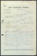José Mendes - Soldado - Regimento de Infantaria nº15