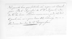 Ofícios de José Félix Falcão da Frota para António de Azevedo Coutinho pedindo uniformes.