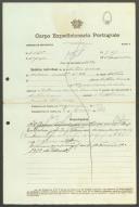 António Ricardo - Soldado - C.A.L.P.
