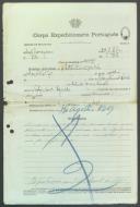 António Simões de Melo - Soldado - G.C.Adm. Militar