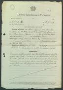 José Maria da Cunha - Soldado - Regimento  de Infantaria nº29