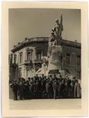Monumento nacional aos mortos da Grande Guerra na avenida da Liberdade, em Lisboa