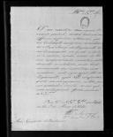 Correspondência do conde de Sampaio para o visconde de Barbacena sobre solípedes, armas, intendência, pessoal, forragens, contabilidade, inspecções e presos.