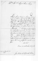 Ofício de José Nicolau de Massuelos Pinho, oficial maior graduado da Contadoria da Marinha, para D. Miguel Pereira Forjaz, ministro e secretário de Estado dos Negócios da Guerra, oferecendo dois volumes de uma obra literária.