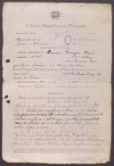 Lourenço Rodrigues Pereira - Soldado - Regimento de Infantaria nº3