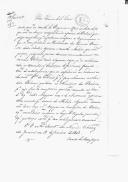 Correspondência do conde de Sampaio, secretário de Estado dos Negócios Estrangeiros e da Guerra, para Carlos Pennier de la Tour sobre questões administrativas e os vencimentos dos tropas francesas.