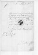 Ofício de Francisco de Paula Leite para D. Miguel Pereira Forjaz, ministro e secretário de Estado dos Negócios da Guerra, sobre a recepção da carta enviada.