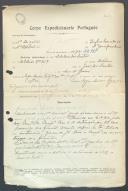 Adelino dos Santos - Soldado - Regimento de Infantaria nº15