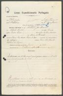António José Monica - Soldado - Regimento de Infantaria nº15