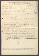 Laurindo Vicente Ferreira - Soldado - R.I.13