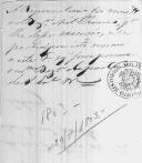 Carta de Nicolau Joaquim das Neves Antunes para João de Almeida de Melo e Castro sobre a entrega de um requerimento.