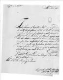 Ofício do visconde de Santa Marta para o marquês de Tancos remetendo relação das praças com baixa, do Regimento de Milícias da Barca e respectivos atestados de assentamento das mesmas, em conformidade com o alvará de 22 de Julho de 1829.