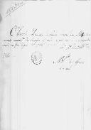 Carta do visconde de Asseca para João de Almeida de Melo e Castro sobre a emissão de uma licença para o tenente Francisco de Paula Freire da Mata.