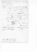 Carta do duque Wellington para D. Miguel Pereira Forjaz, ministro e secretário de Estado dos Negócios da Guerra, sobre uma missiva que recebeu do tenente-coronel Fletcher relativa à falta de pessoal para concluir as obras nas fortificações de Lisboa.