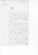 Carta do duque Wellington para D. Miguel Pereira Forjaz, ministro e secretário de Estado dos Negócios da Guerra, pedindo que o marechal Beresford continue no comando das tropas portuguesas.