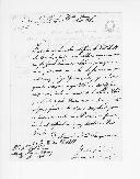 Correspondência do marquês de Angeja dirigida a D. Miguel Pereira Forjaz, secretário de Estado dos Negócios da Guerra, sobre os soldos e mais vencimentos do coronel Francisco Saraiva.