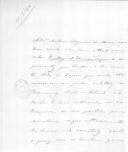 Carta sobre despesas feitas pela tesouraria geral das tropas do norte