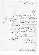 Carta de Jerónimo Luís de Brito, arrematante de carnes, dirigida a [D. Miguel Pereira Forjaz], ministro e secretário de Estado dos Negócios da Guerra, solicitando o pagamento de vales de carnes respeitantes a 1811.
