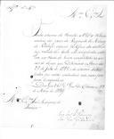 Ofícios de Luís Inácio Xavier Palmeirim para o marquês de Tancos remetendo relação das praças com baixa, do Regimento de Milícias de Portalegre, em conformidade com o alvará de 22 de Julho de 1829.