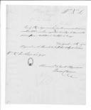 Correspondência do barão Clovet para Filipe Neri Gorjão sobre requisições de marmitas e uniformes para vários regimentos.