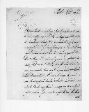 Carta do barão de Quintela com a resposta ao ofício de D. Miguel Pereira Forjaz, secretário de Estado dos Negócios da Guerra, sobre um empréstimo para o exército francês.