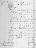 Carta da marquesa camareira-mor para João de Almeida de Melo e Castro confirmando a presença da princesa numa recepção com o ministro da Suécia.