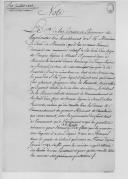 Ofício do marquês de la Rosière para D. João de Almeida sobre a Legião das Tropas Ligeiras.
