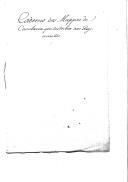 "Caderno dos mapas de Cavalaria distribuídos aos regimentos".