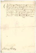 Carta do príncipe D. Teodósio para D. João da Costa, mestre de campo do exército do Alentejo,  sobre uma petição de Estêvão Alvarez do termo de Óbidos.