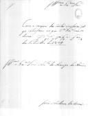 Carta de José António da Rosa para António de Araújo de Azevedo sobre o pedido de envio de uma carta do Papa por frei Custódio de Santa Maria.