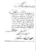 Ofícios de António Lopes Dunas para Miguel de Arriaga Brum da Silveira, sobre informações dadas pelos comissários de mostras.