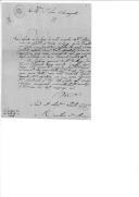 Carta de Marcelino José Manso para Luís de Escragnolle, ajudante de campo do general Solignec, sobre a partida deste general.