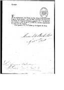Correspondência de Manuel de Brito Mouzinho remetendo, ao comandante do Regimento de Cavalaria nº 9, circulares relativas à Divisão de Voluntários Reais d'El-Rei.