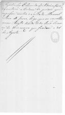 Carta do brigadeiro Agostinho Eduardo Brinken, comandante do Regimento de Infantaria de Elvas, para António de Araújo de Azevedo sobre a ordem de prisão a um soldado.