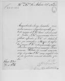 Cartas de António José de Miranda para António de Araújo de Azevedo, secretário de Estado dos Negócios da Guerra, com um pedido sobre um requerimento do seu afilhado.