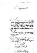 Correspondência de D. Cristóvão Manuel de Vilhena, comandante do Regimento de Cavalaria de Elvas, para Miguel de Arriaga Brum da Silveira, remetendo requerimentos de soldados do seu regimento.