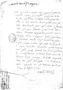 Carta de D. Rodrigo de Melo sobre a obrigação de fornecer comedorias de sua casa ao arcediagado de Évora.