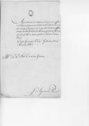 Carta de José Agostinho Lamas para o conde das Galveias remetendo-lhe a crónica de Gibraltar.
