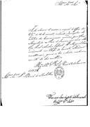 Ofícios dos governadores das armas do Reino ao barão de Molelos acusando a receção do relatório dos comissários enviados por D. João VI ao Rio de Janeiro