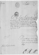 Requerimento do soldado do Regimento de Peniche, Julião Joaquim de Lencastre, pedindo licença.