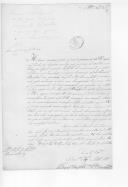 Carta de Francisco da Silveira Pinto da Fonseca para D. Miguel Pereira Forjaz, ministro e secretário de Estado dos Negócios da Guerra, sobre um pedido de demissão.