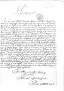 Carta de frei Pedro de Maria Santíssima para uma senhora não identificada relatando os padecimentos do povo de Bragança pela opressão do inimigo castelhano.