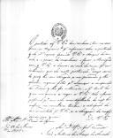 Carta de João António de Araújo de Azevedo para o barão de Carové, inspector geral da Cavalaria, sobre um requerimento e pedindo a suspensão da ordem intimada ao requerente.