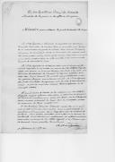 "Mémoire pour obtenir le grade de maréchal de camp", endereçada pelo conde de Legondie a D. João de Almeida de Melo e Castro, ministro da Guerra. 