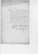 Ordem do marechal conde de Goltz para que a Companhia de Pontoneiros se passe a denominar como as outras companhias de Artilharia nos regimentos de Artilharia, assinada pelo tenente-general D. Francisco Xavier de Noronha. 