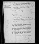 Requisição do exército francês em Espanha para o alcaíde de Nodax sobre abastecimentos.